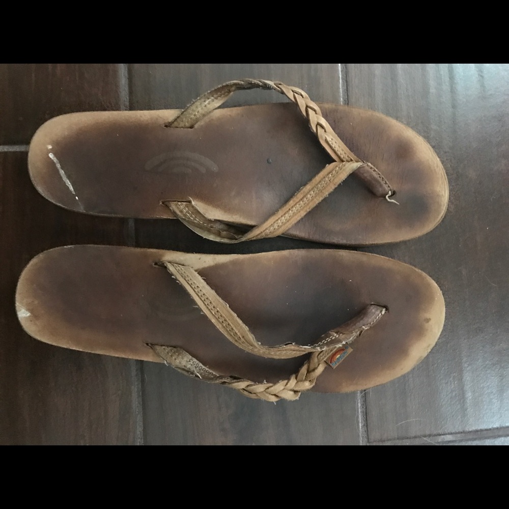 Rainbows flip flop sandals